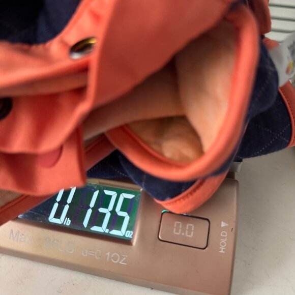 Marine Layer Womens Quilted Snap Pullover Jacket X-Large Peach & Navy nwot - Picture 12 of 12